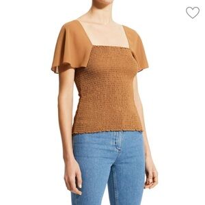 Theory Flutter Sleeve Top
